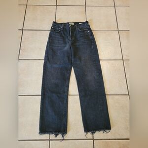 Citizens Of Humanity Dark Blue Straight Leg Jeans